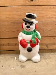FROSTY THE SNOWMAN BLOW MOLD LIGHTED YARD DECOR | EstateSales.org