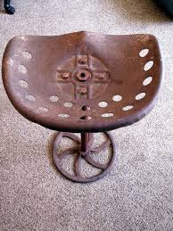 Rustic Tractor Seat Bar Stool: Vintage Industrial Design - Etsy