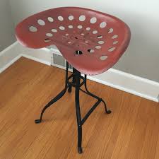 Vintage Metal Rustic Tractor Seat Chair, Primitive Farmhouse ...