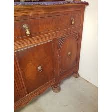 Vintage Traditional Buffet Sideboard With Ball Feet | Chairish