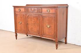 Bernhardt French Regency Louis XVI Burled Walnut Sideboard ...