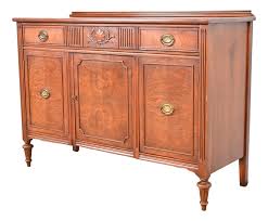 Bernhardt French Regency Louis XVI Burled Walnut ...