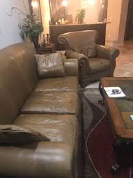 Thomasville Leather Sofa, Chair and Ottoman for Sale in Bonita Springs, FL - OfferUp