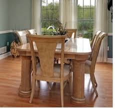 Beautiful dining room set - Table and China 6 Chairs 2 table leaves - Shopping.com