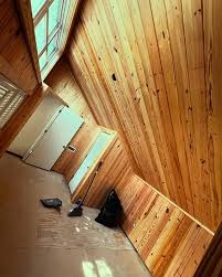 Tongue and Groove loft on Oak Island. Almost every wall and ...