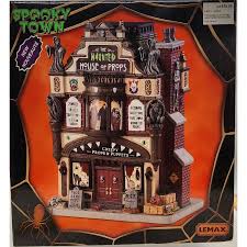 Lemax Spooky Town 2018 THE HAUNTED HOUSE OF PROPS #85312 ...