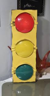 Traffic Light, Lamp, Vintage, Childs Lamp, Novelty ...