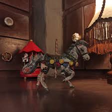 Horror Carousel Horse Artdoll - Etsy