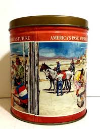 Trails End EMPTY Tin Popcorn America's Past & Future Native ...