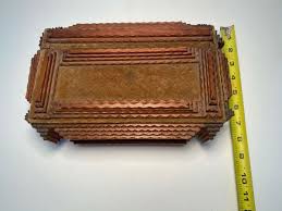 Sale!!!Vintage/Antique “Tramp Art” Wood Box pre-owned | eBay