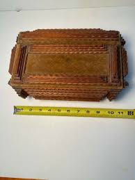 Sale!!!Vintage/Antique “Tramp Art” Wood Box pre-owned | eBay.de