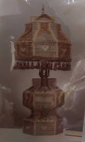 Wood Craft Set -Vintage Stick Kicks Table Lamp Aladdin"s ...