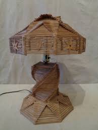 Lot - Tramp Art Lamp