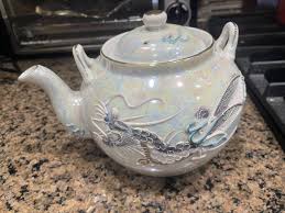 Vintage Japan Hand Painted Dragonware Teapot And 2 Cups. Free Ship | eBay