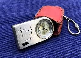 Vintage Soviet mechanical alarm clock LUCH with key holder ...