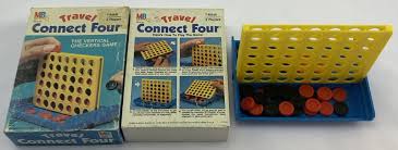 Connect Four Travel Game - 1982 - Milton Bradley - Good Condition | Mandi's Attic Toys