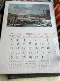 Vintage 1964 Currier & Ives Travelers Insurance Wall ...