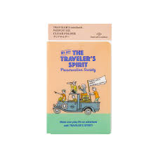 TRAVELER'S Notebook Passport Size Clear Folder 2026 ...