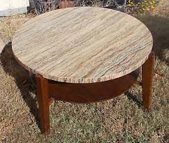 Round Faux Marble Top Coffee Table (CT255) | eBay