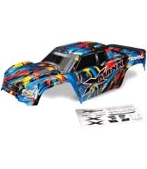 Amazon.com: 8918A Traxxas Body, Maxx V2, blue (painted, decals applied) : Toys & Games