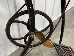 Antique New Rogers treadle jigsaw - Schneider Auctioneers LLC