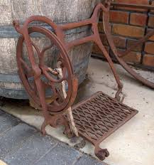 Pedal sewing machine wheel | John Hutchins | Flickr