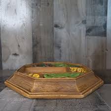 Vintage Syroco Octagon Octagonal Wood Vegetable Kitchen Mirror 70s 80s Decor | eBay