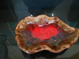 A Lovely Vintage French Vallauris Red and Brown Ceramic ...