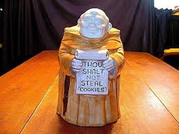 Wonderful Vintage Treasure Craft Monk Cookie Jar Mint ...