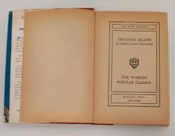 Treasure Island Robert Louis Stevenson Popular Classic Book Vtg Art Type Edition | eBay