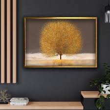 Golden Tree of Life Canvas, Luxury Tree Wall Art, Metallic Gold Nature Decor, Majestic Tree Print, Ready to Hang Art - Etsy