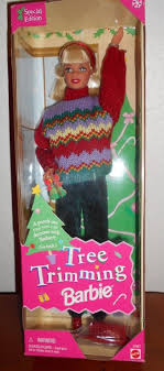 BARBIE ......SPECIAL EDITION TREE TRIMMING BARBIE ...NEW ...