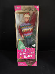1998 Tree Trimming Barbie Doll - Etsy