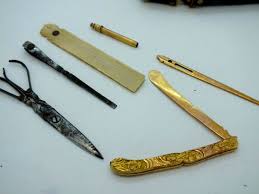 Outstanding Agate & Gilt Metal Mid 18th C Etui Complete with Tools Circa 1750 | eBay