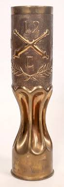 Sold at Auction: French 75 Shell Trench Art [154835]