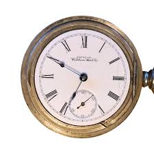 Waltham 7J, 18S Model 1883 Grade 1 Open Face SILVERINE ...