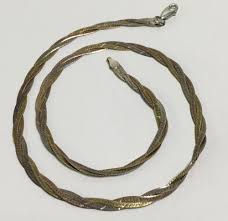 Sold at Auction: Su Italy Sterling Silver Braided Necklace