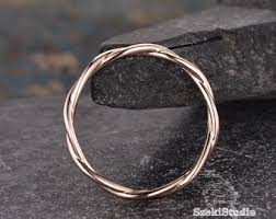 Infinity Wedding Band Women Delicate Dainty Rose Gold Simple ...