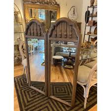 Pair of Mid Century Modern Mirrors by Thomasville | Chairish