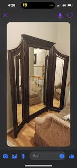 Tall standalone mirror