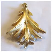 Vintage Crown Trifari Christmas Tree Pin w/ Orig. Box. For ...
