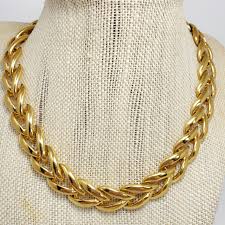 Vintage Napier Gold Link Chain Necklace - Vintage Loft