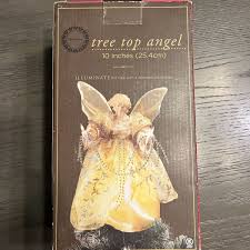 Trim A Home Light up Angel Tree Topper 10" with box Vintage ...
