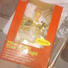 Yule Rite | Holiday | Fiber Optic Tree Top Angel | Poshmark