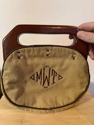 Bermuda Bag - Vintage - Wood Handle - The Beehive Baltimore ...