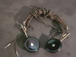 WW2 WWII Trimm Inc. Aircraft Pilot Headset Trimm Featherweight Bakelite Earpiece | eBay