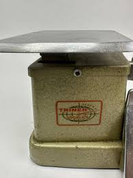 Vintage 1940s Triner Metal Postal Scale W/1975 Rates Card | eBay