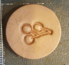 Vintage Baron Leather Stamping Tool ~ cherries / balloons ...