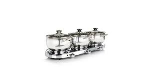 Infusion Collection 7pc TripleBurner Buffet Set - YouTube