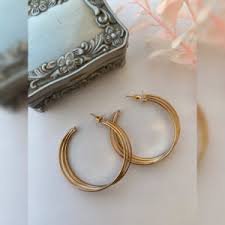 Buy Farah - Round Earrings Online In Pakistan - PakistanCreates